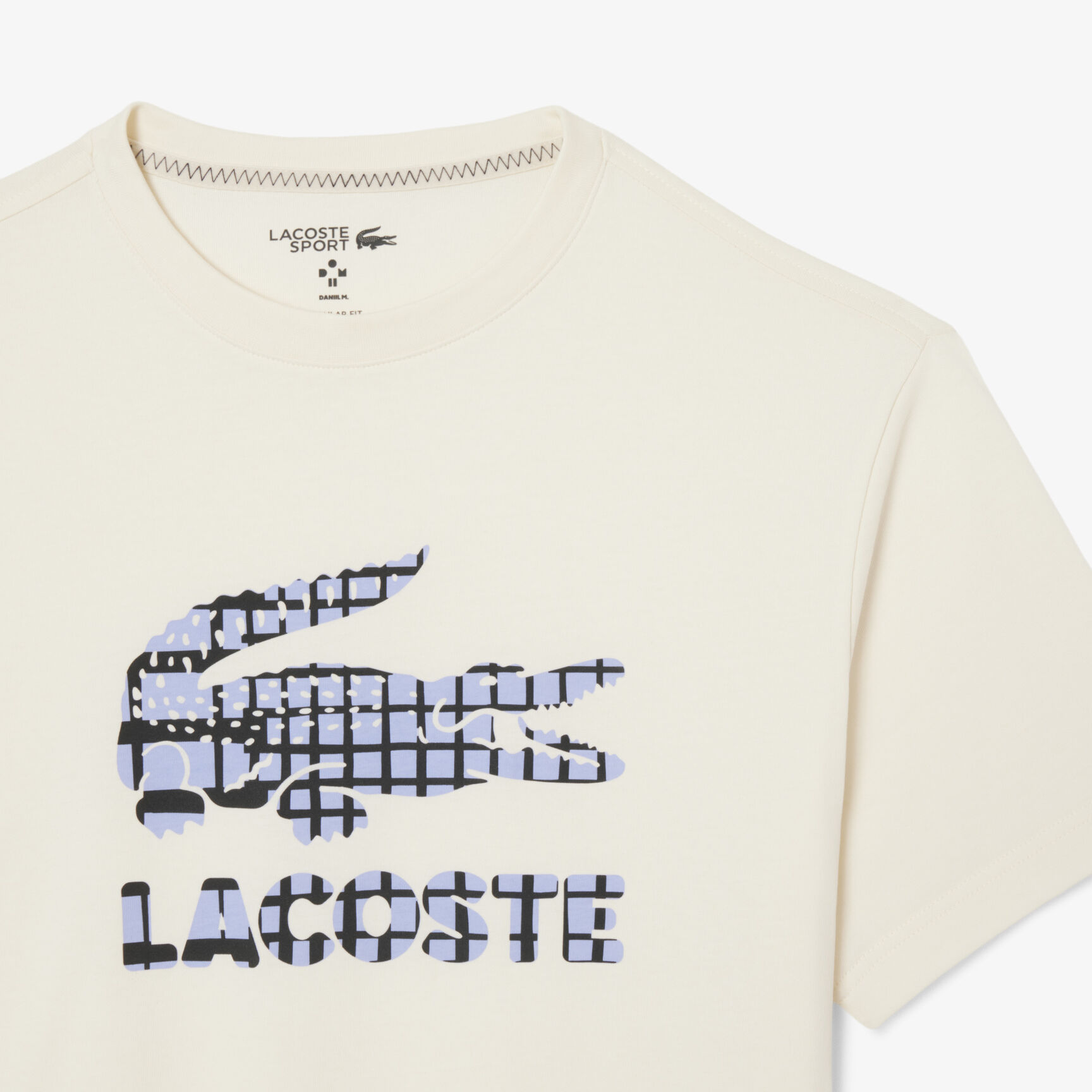 تي شيرت لاكوست تنس × دانييل ميدفيديف Lacoste Tennis x Daniil Medvedev T-shirt - TH4769-00-XFJ