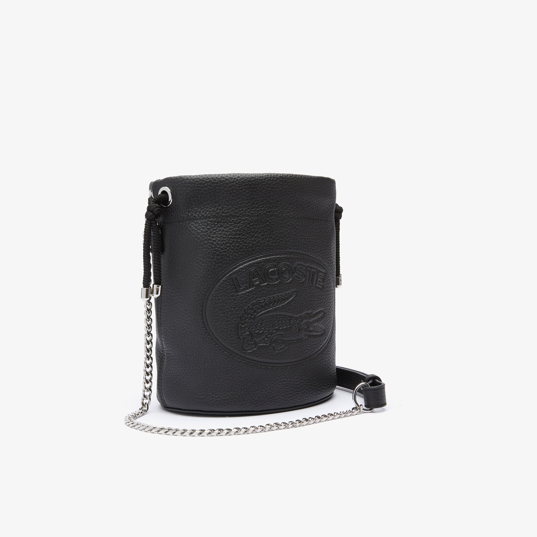 Women’s Croco Crew Grained Leather Bucket Bag lacoste women s croco crew grained leather bucket bag