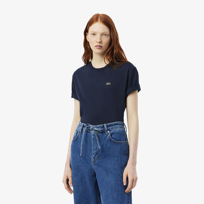 تي شيرت قطني ناعم بقصّة مريحة