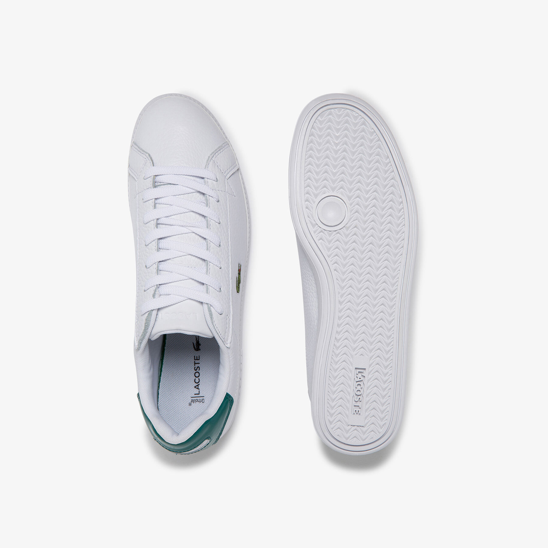 Men's Graduate Tumbled Leather and Synthetic Sneakers lacoste men s graduate tumbled leather and synthetic sneakers