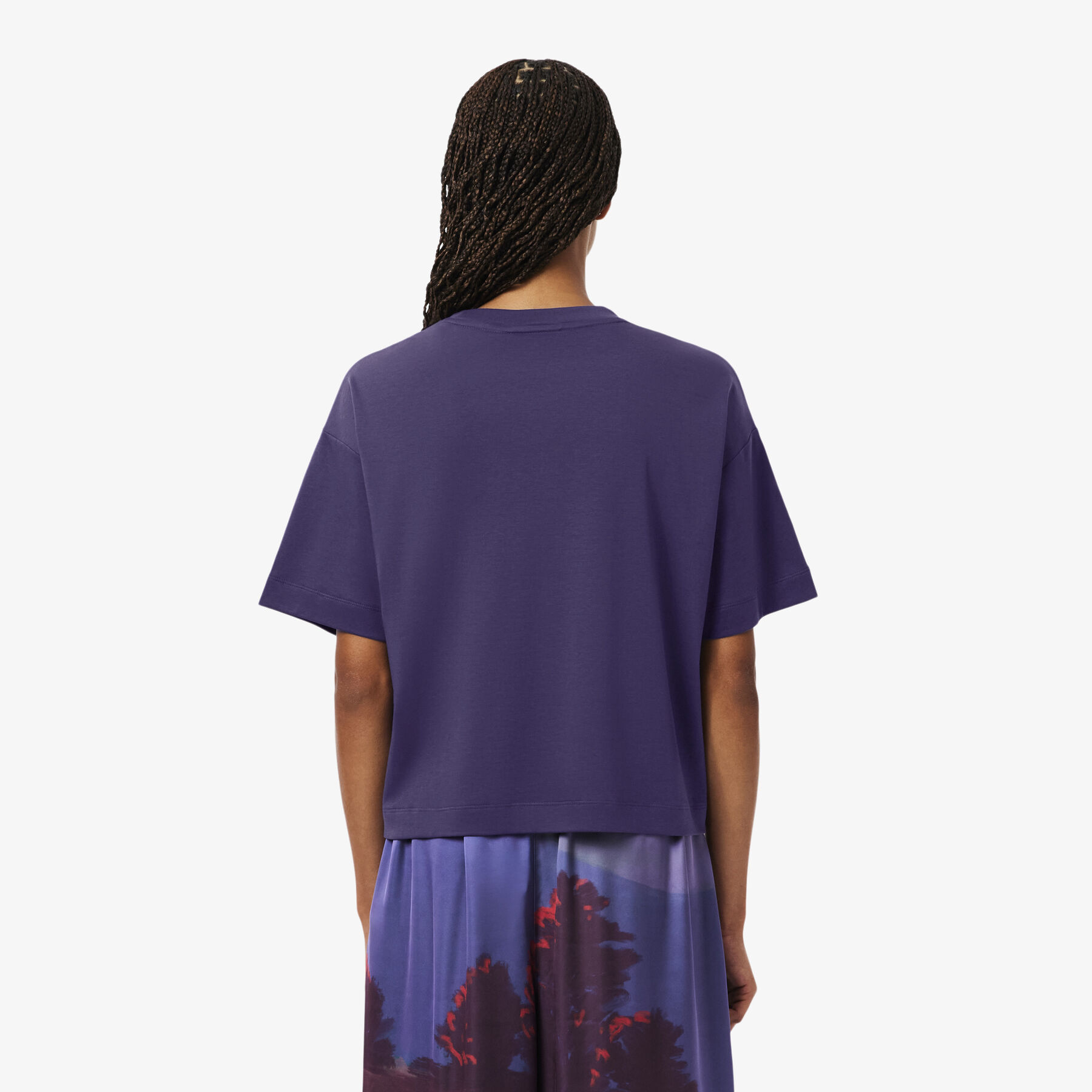 lacoste relaxed fit landscape crocodile t shirt