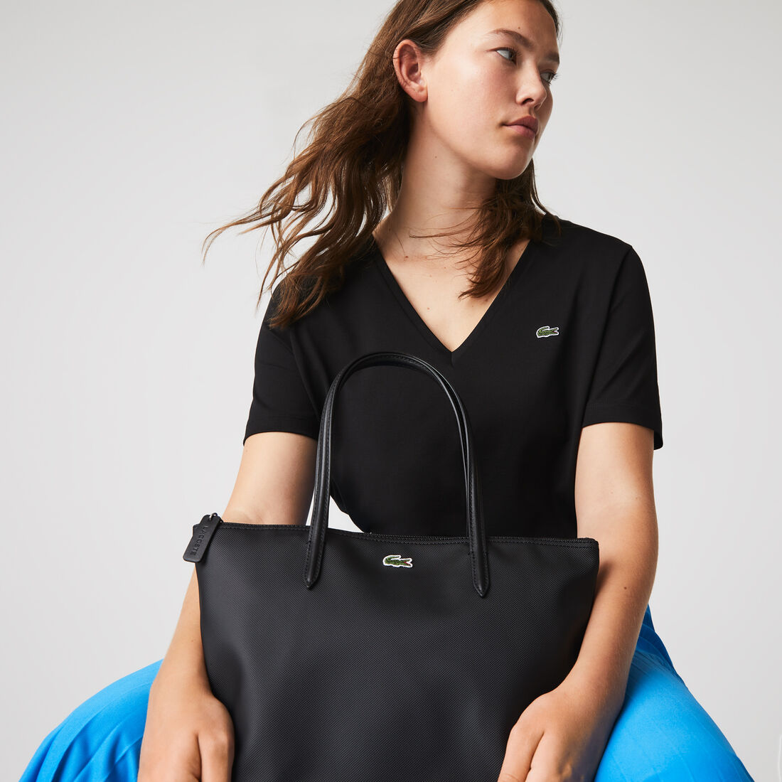 Women's L.12.12 Concept Small Zip Tote Bag - NF2037PO-000