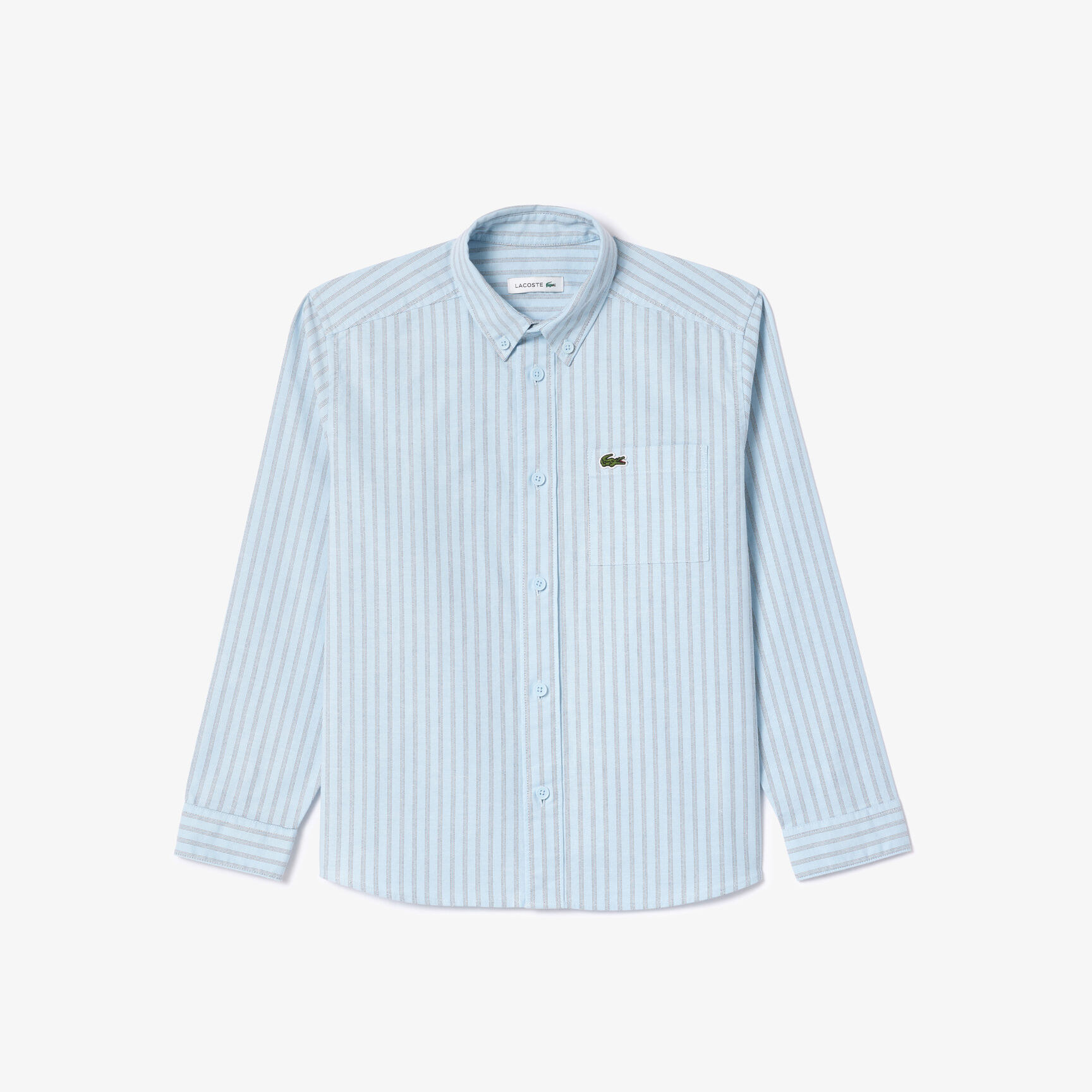 Oxford Breast Pocket Shirt Kids' Lacoste Contrast Pocket Shirt - CJ5296-00-INX