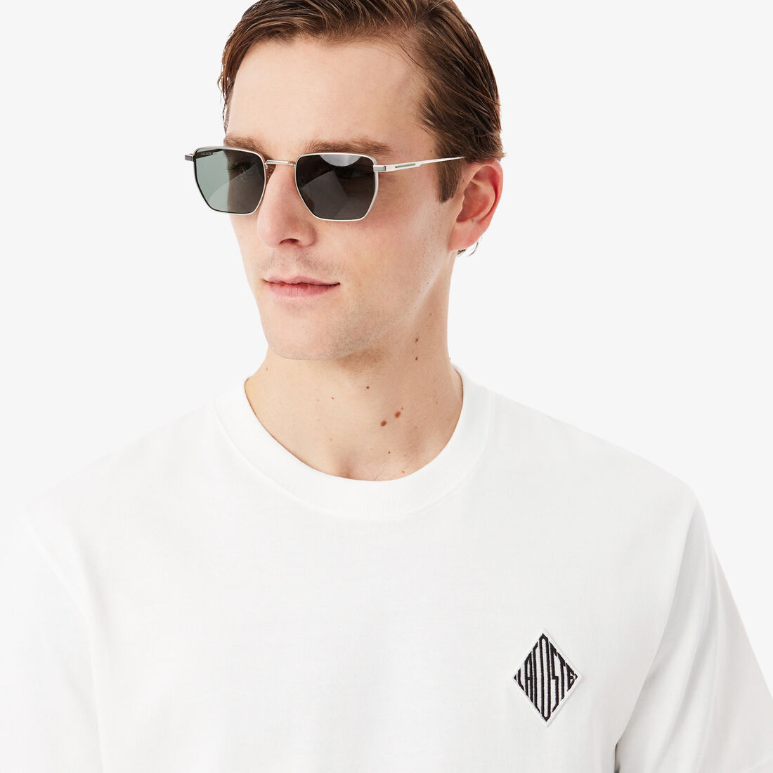 Classic Fit Heavy Badge Accent T-shirt Classic Fit Heavy Badge Accent T-shirt - TH0028-00-70V