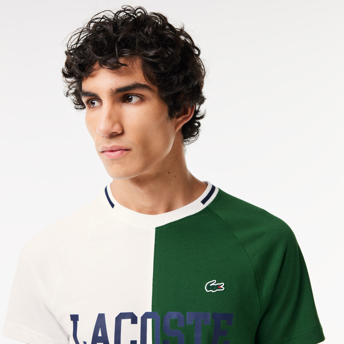 تيشيرت التنس لاكوست سبورت × دانييل ميدفيديف فائق الجفاف Lacoste Sport x Daniil Medvedev Ultra-Dry Tennis T-shirt - TH7538-00-737