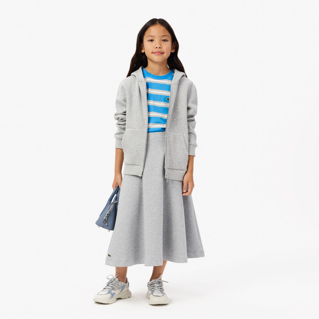 Kids' Lacoste Stripe Print Cotton Jersey T-shirt Kids' Lacoste Stripe Print Cotton Jersey T-shirt - TJ7122-00-IAI