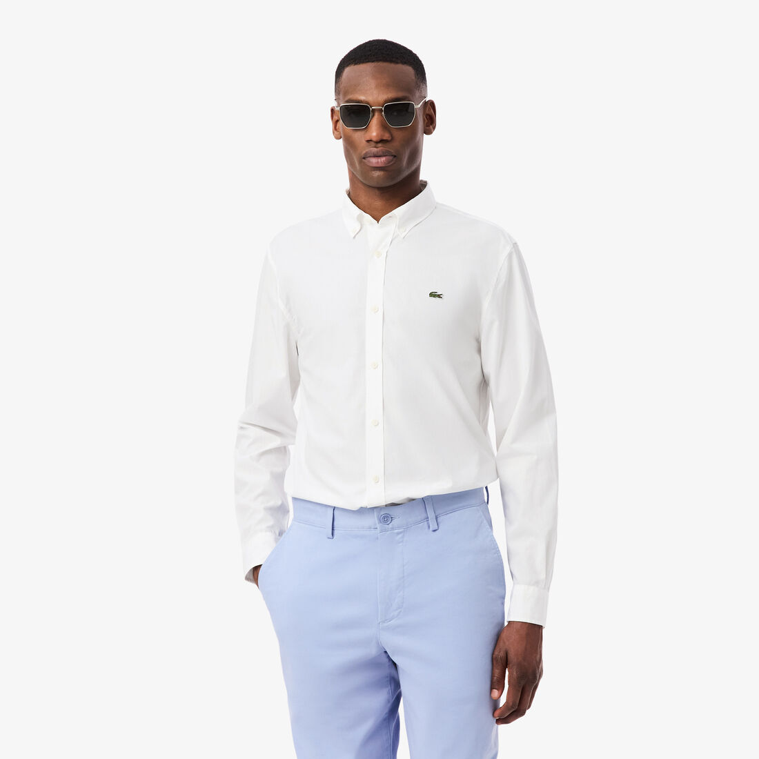 Regular Fit Stretch Poplin Shirt - CH2316-00-001
