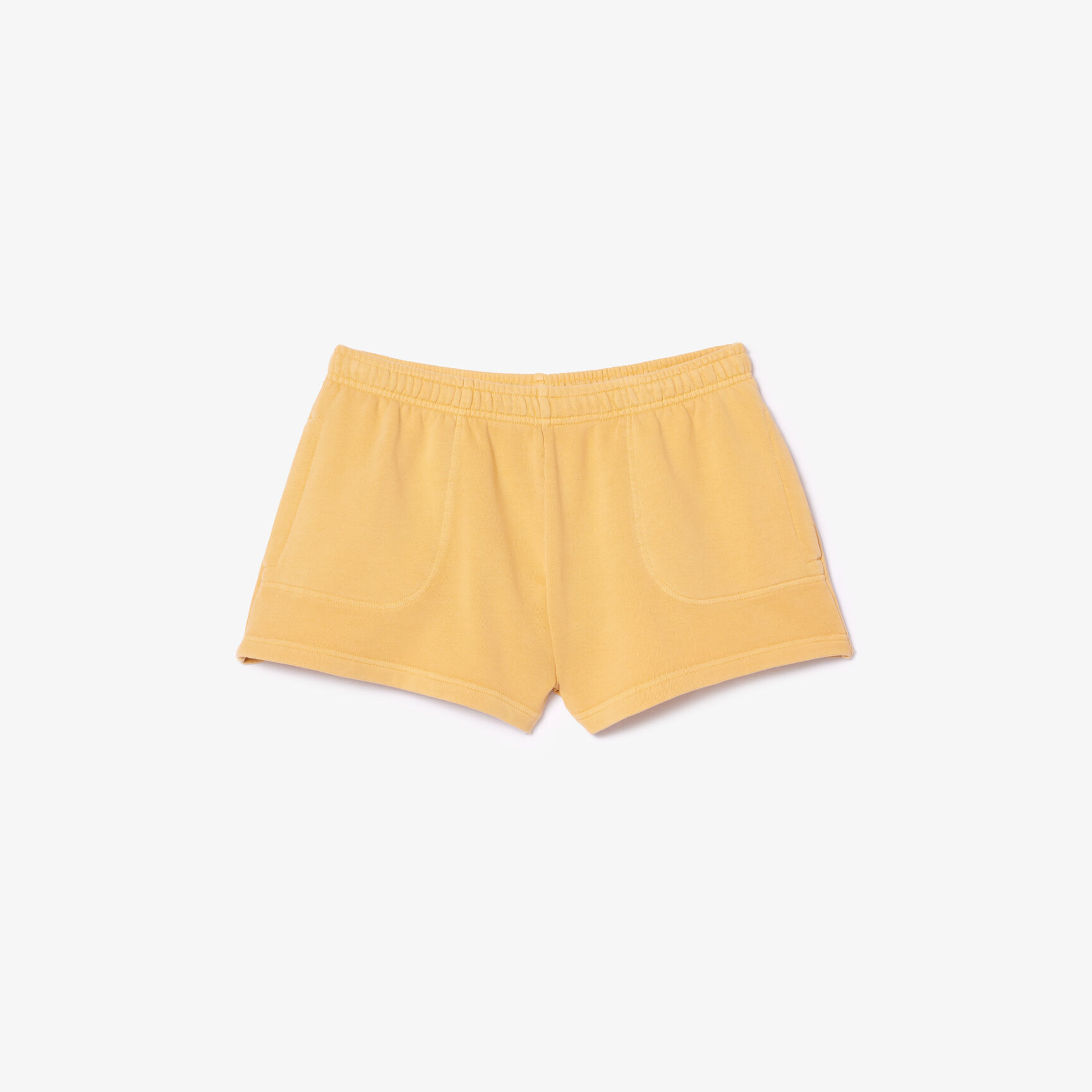 شورت قصير من الصوف القطني المصبوغ طبيعيًا Natural Dyed Short Cotton Fleece Shorts - GF7278-00-IVX