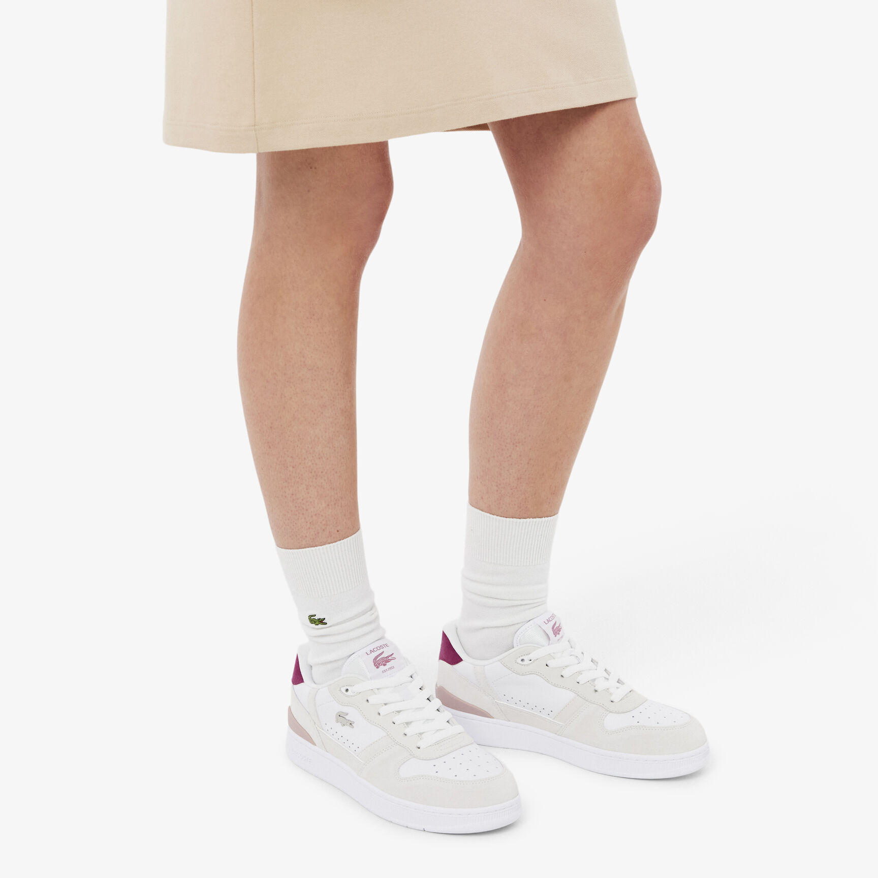 Women's T-Clip Set Suede Sneakers - 51SFA0114-1S6