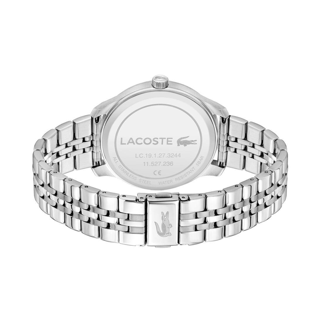 ساعة ستانلس ستيل للرجال Stainless Steel Men's Watch - 2011510-SILVER