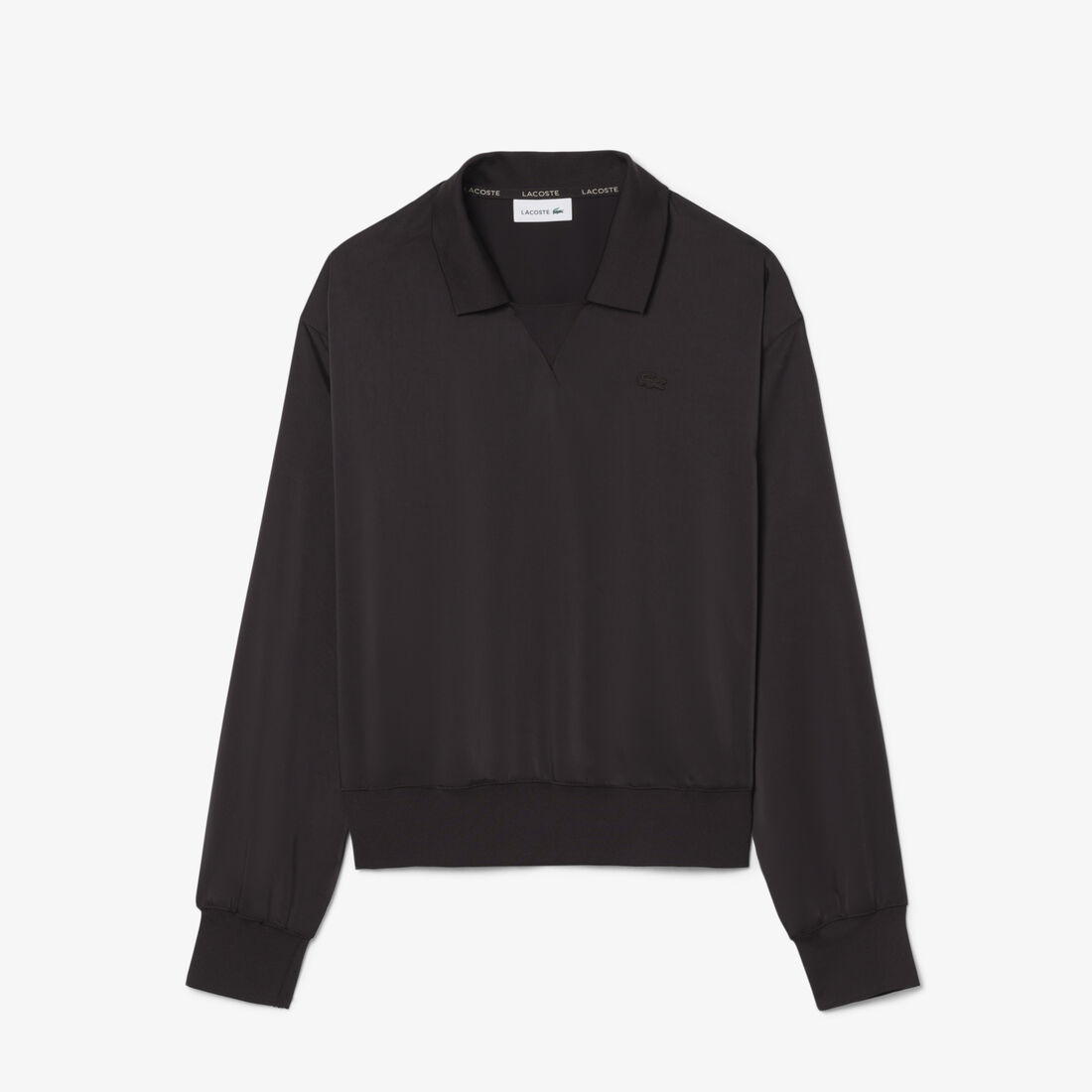 Relaxed Fit Satin Polo Shirt lacoste relaxed fit satin polo shirt
