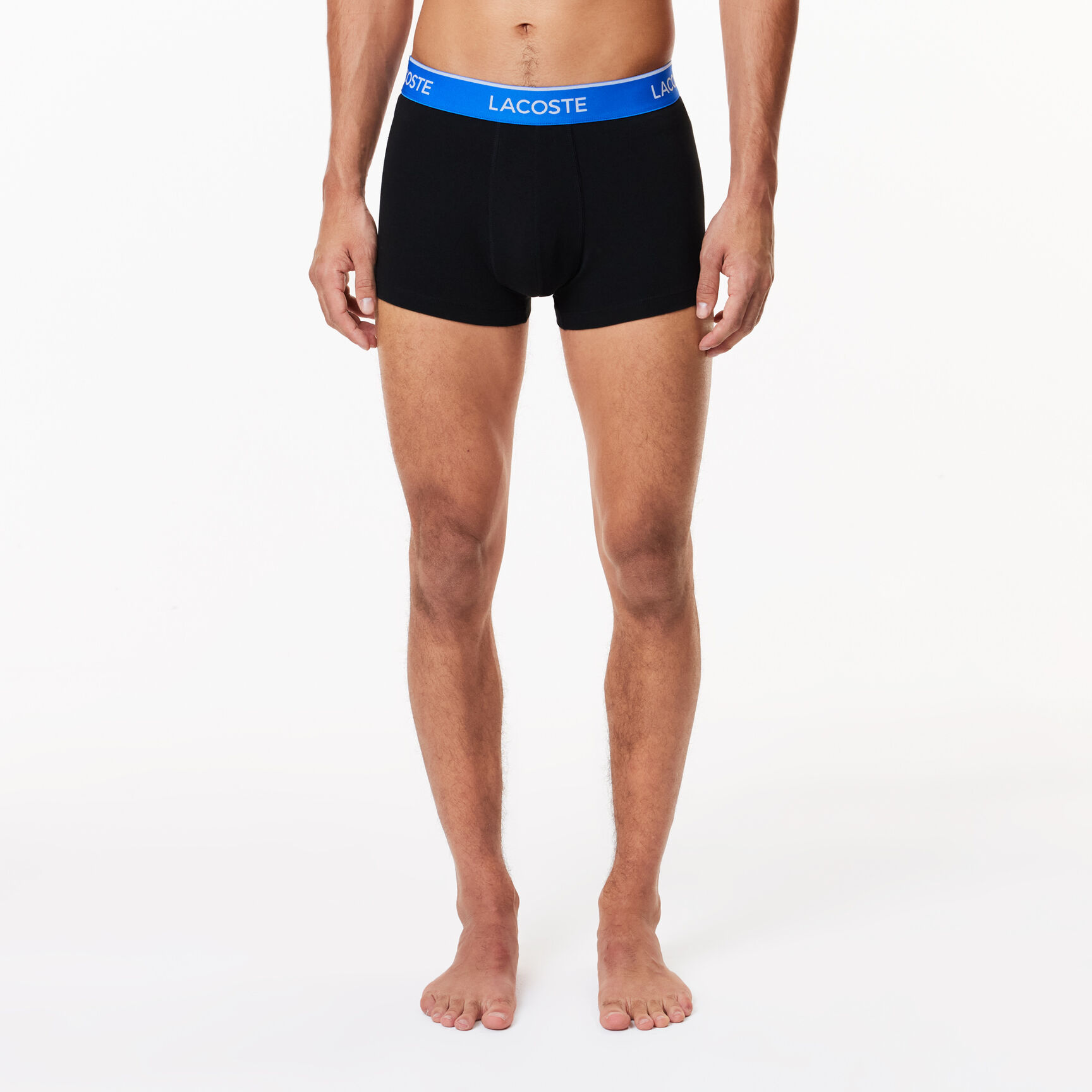 Pack Of 3 Navy Casual Trunks With Contrasting Waistband - 5H3401-00-B68