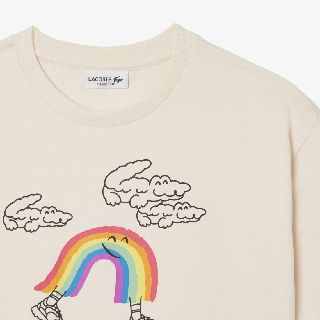 تي شيرت قطني مطبوع Printed Cotton T-shirt - TJ8432-00-XFJ