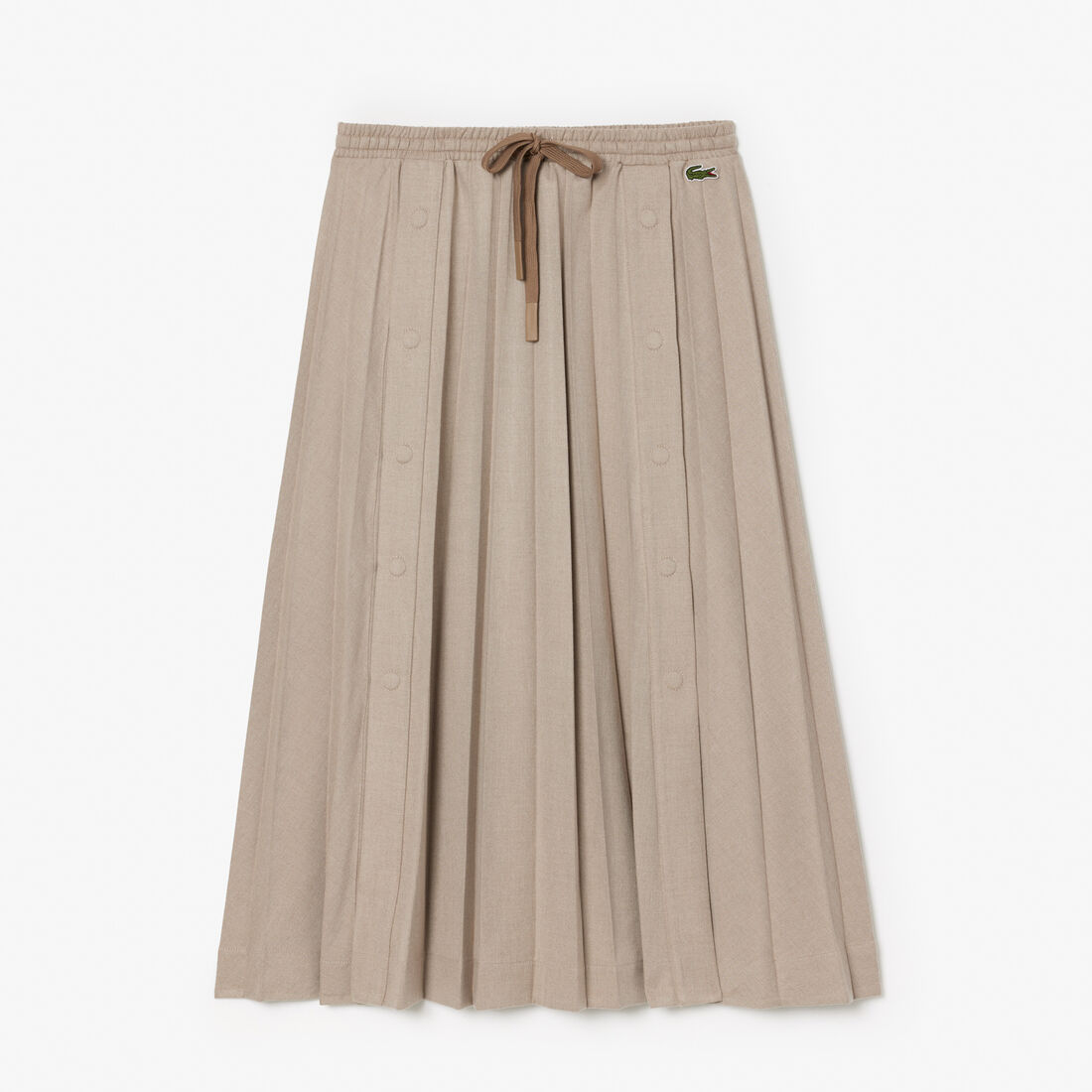 تنورة الفانيلا طويلة مطوي Long Pleated Flannel Skirt - JF4187-00-ICC