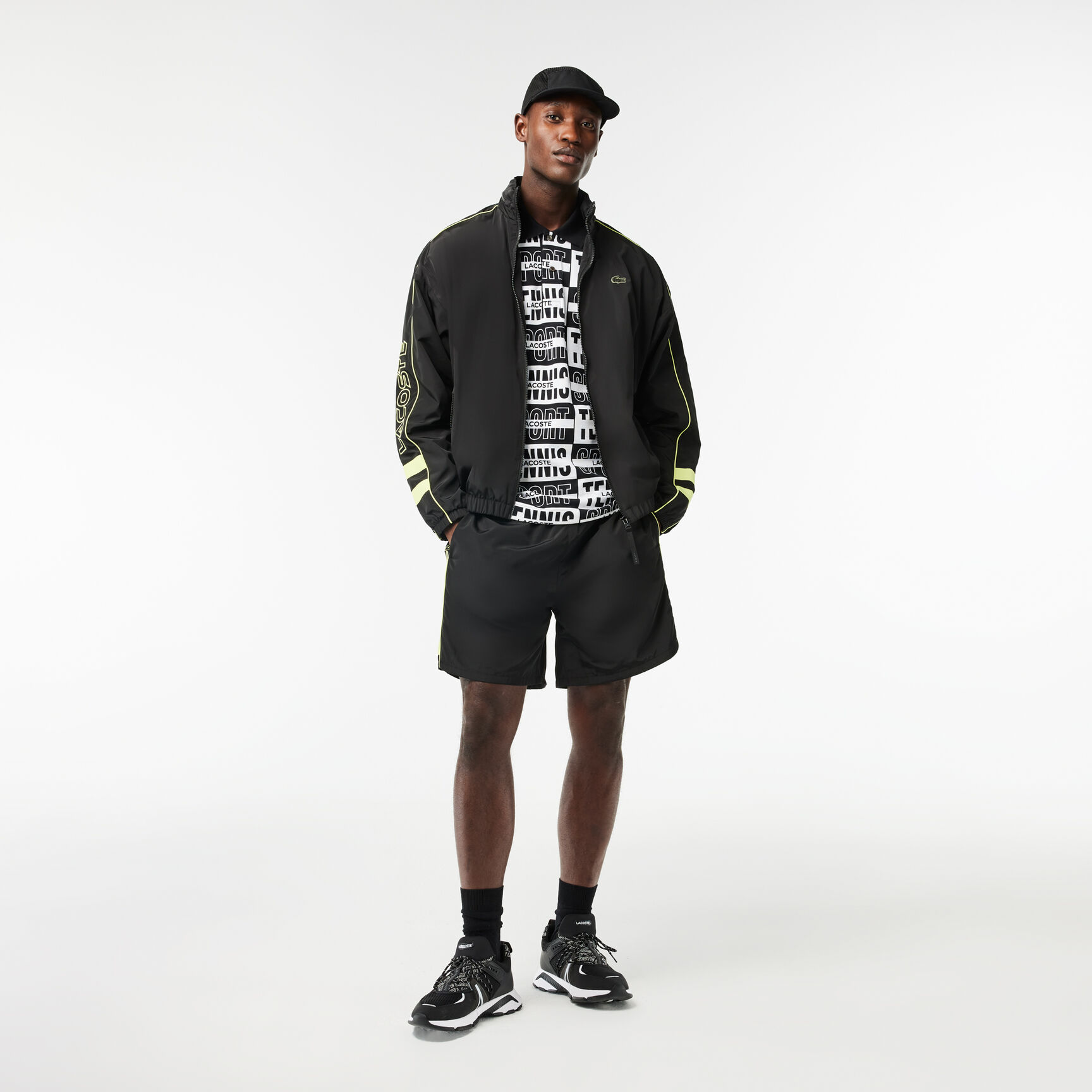 Original L.12.12 Two Tone Badge Print Polo Shirt - PH2057-00-001