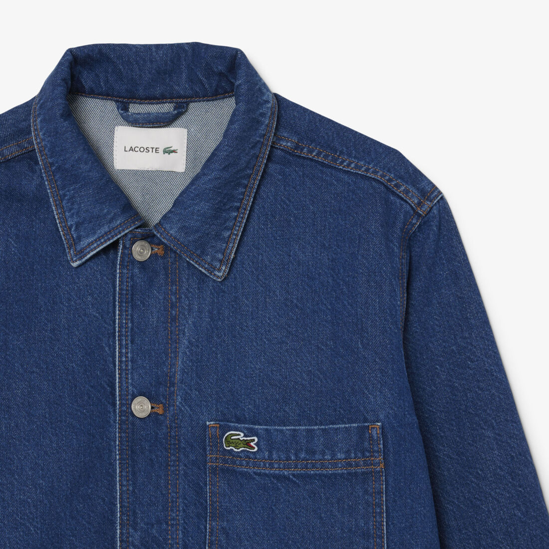 Heavy Cotton Denim Overshirt Jacket Heavy Cotton Denim Overshirt Jacket - CH9222-00-MK9