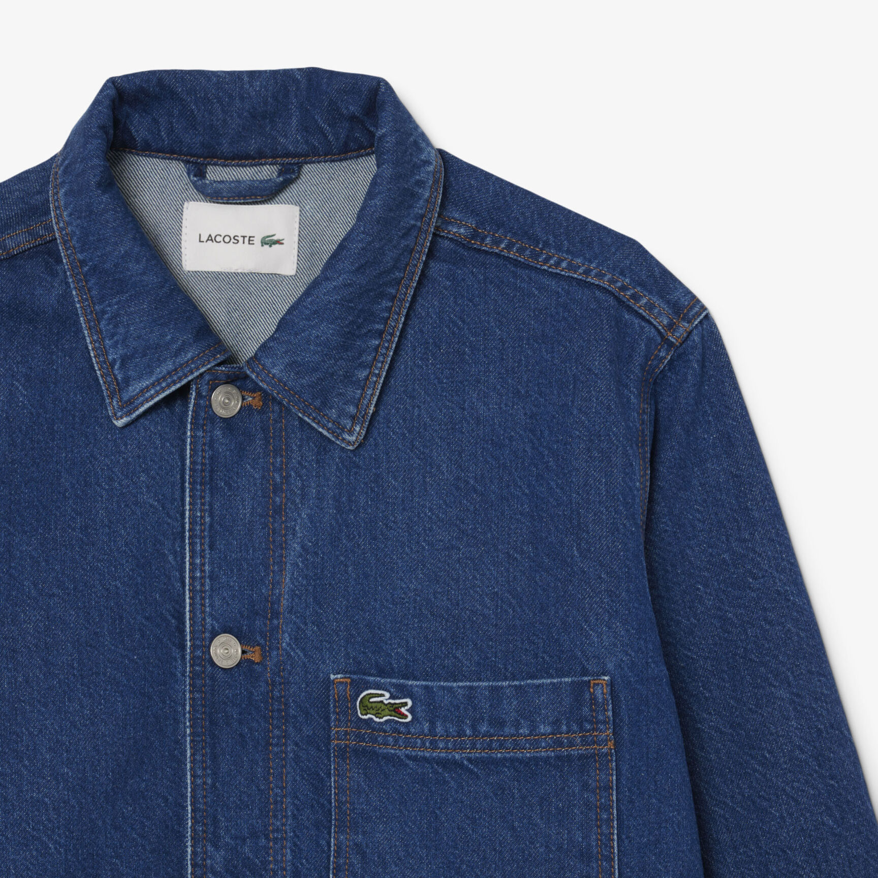 Heavy Cotton Denim Overshirt Jacket Heavy Cotton Denim Overshirt Jacket - CH9222-00-MK9