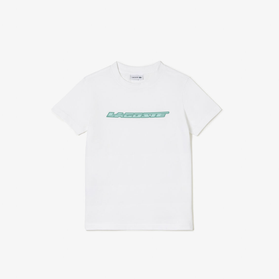 تيشيرت لاكوست بطبعة محددة بلون مغاير قطن جيرسيه للأطفال تيشيرت لاكوست بطبعة محددة بلون مغاير قطن جيرسيه للأطفال