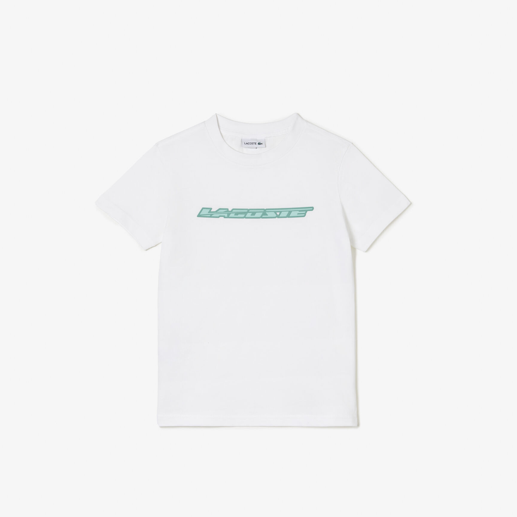 تيشيرت لاكوست بطبعة محددة بلون مغاير قطن جيرسيه للأطفال تيشيرت لاكوست بطبعة محددة بلون مغاير قطن جيرسيه للأطفال