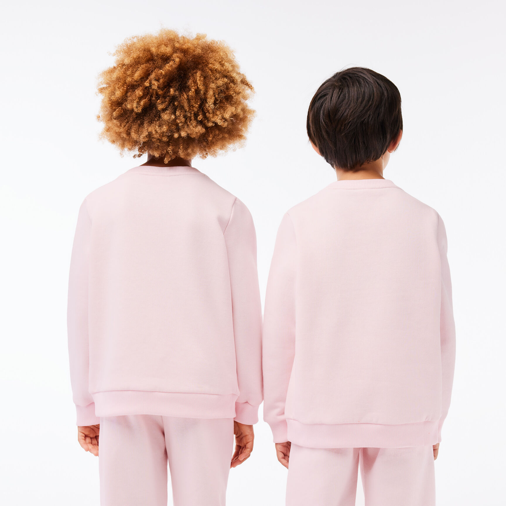 هودي فلانيل قطن مقسم بألوان للأطفال Kids' Lacoste Organic Cotton Flannel Sweatshirt - SJ5284-00-T03