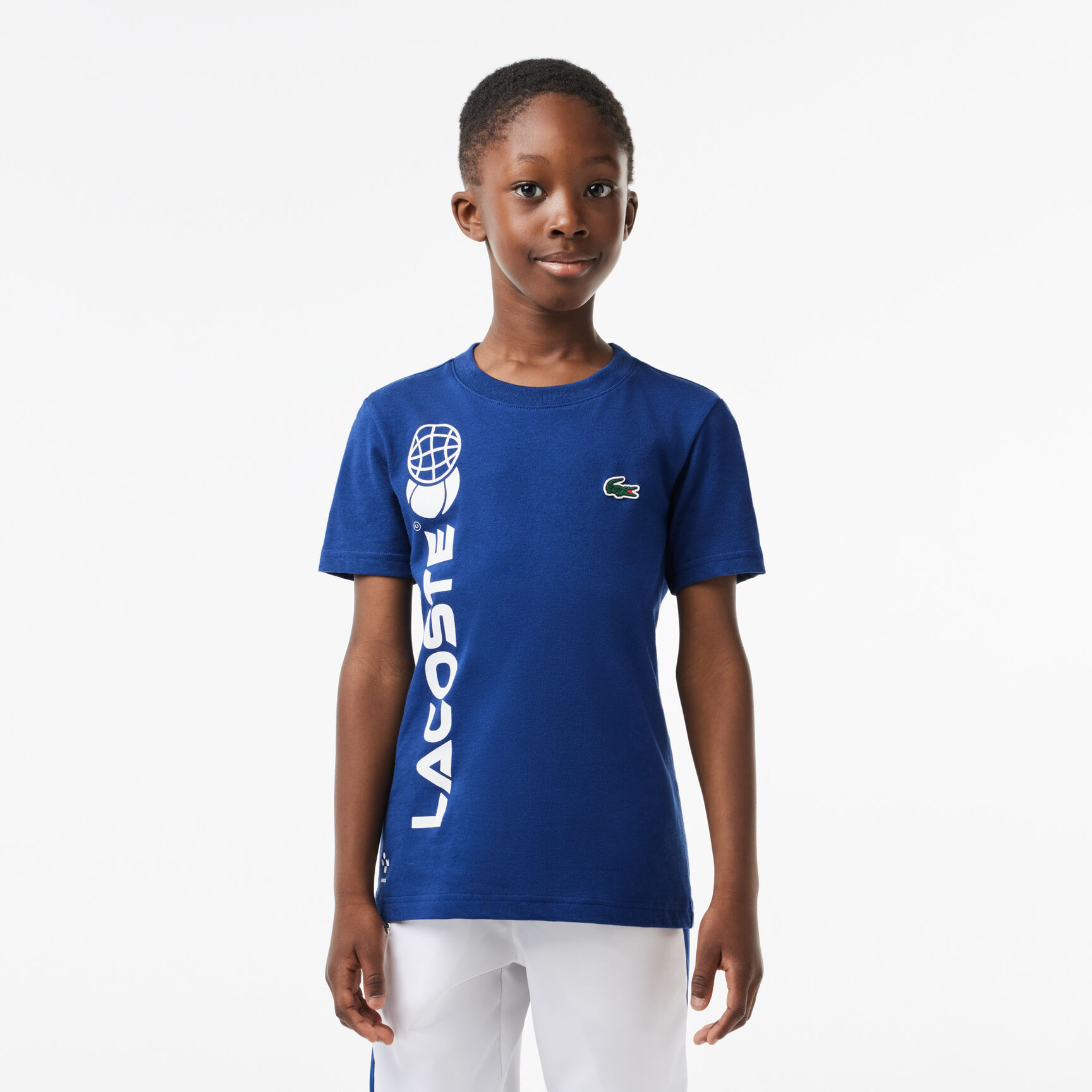 بنطال رياضي لاكوست للأطفال Lacoste Cotton Jersey Tennis T-shirt - TJ1258-00-F9F