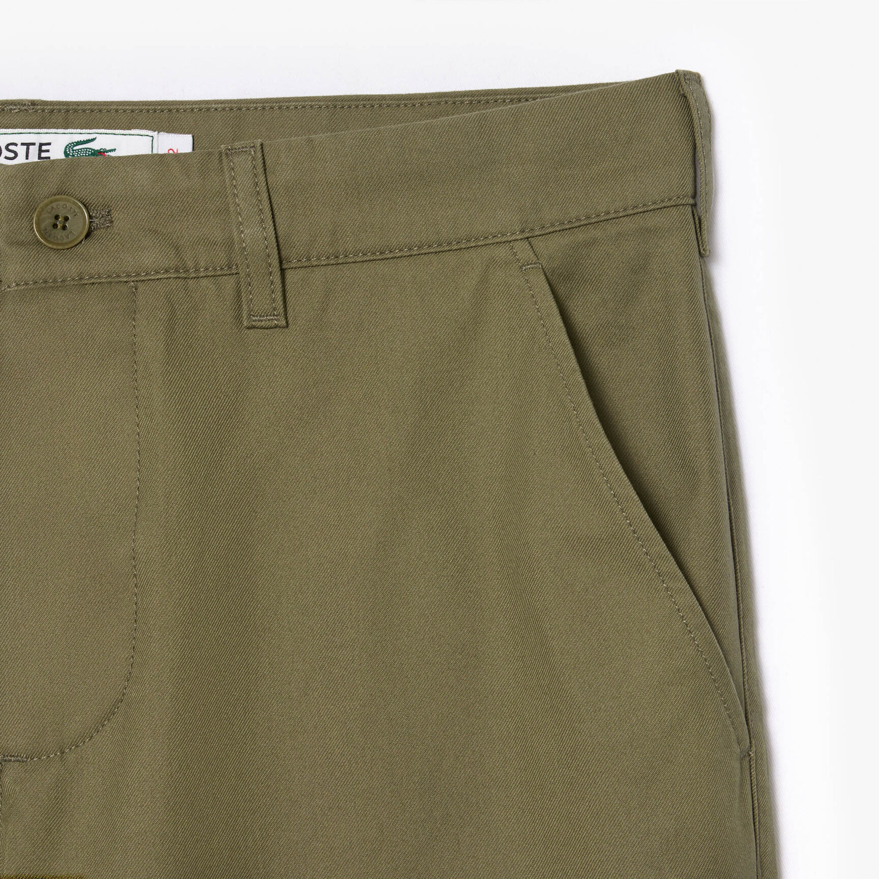 Straight Fit Cotton Twill Chinos - HH7202-00-BMY
