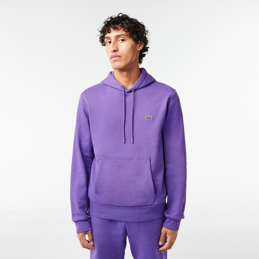 Men's Lacoste Organic Cotton Hooded Jogger Sweatshirt - SH9623-00-SGI