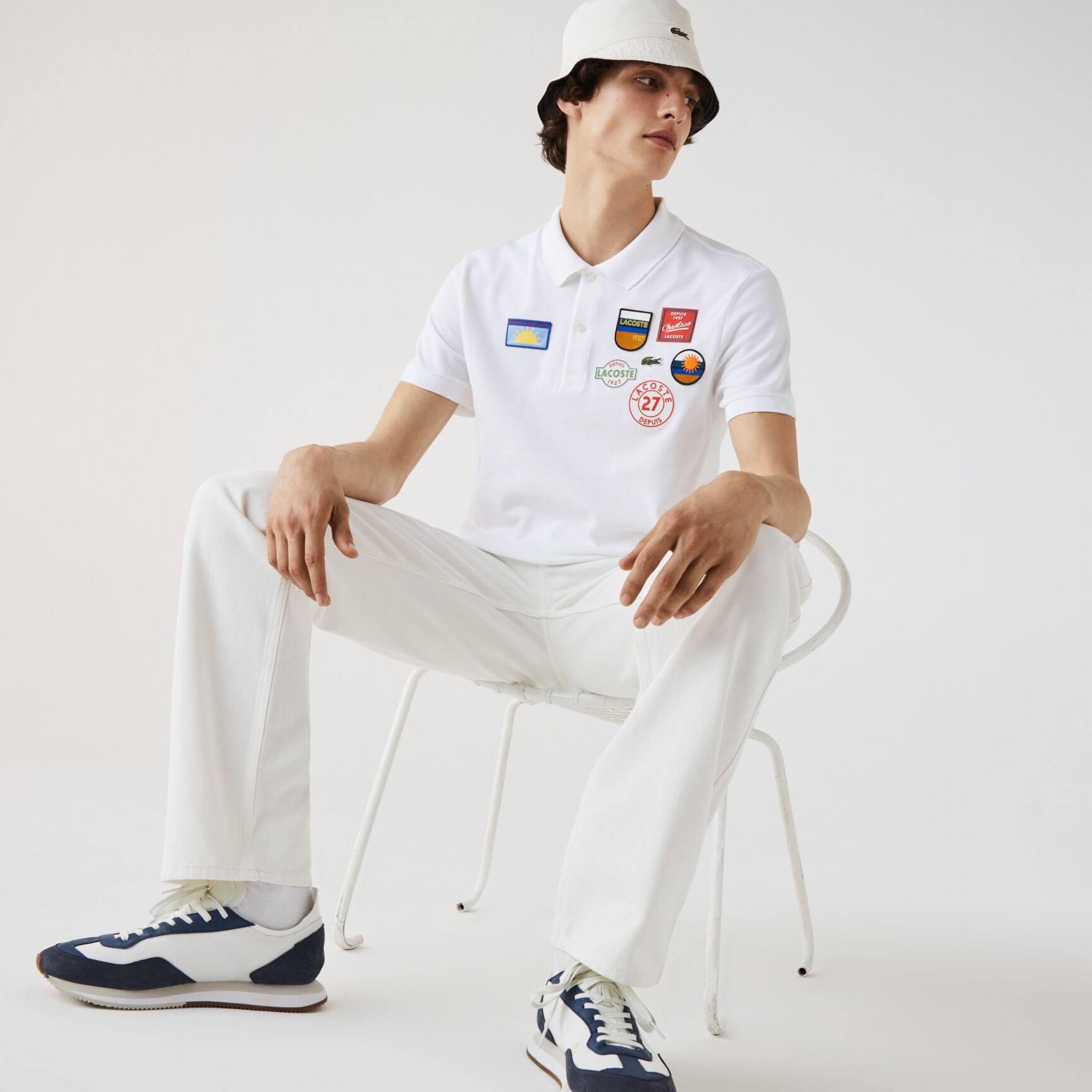Men&rsquo;s Lacoste Regular Fit Badge Cotton Polo