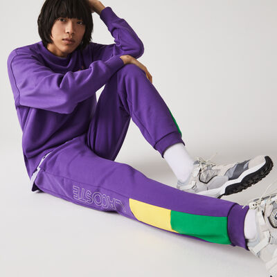 Men's Branded Colorblock Fleece Jogging Pants