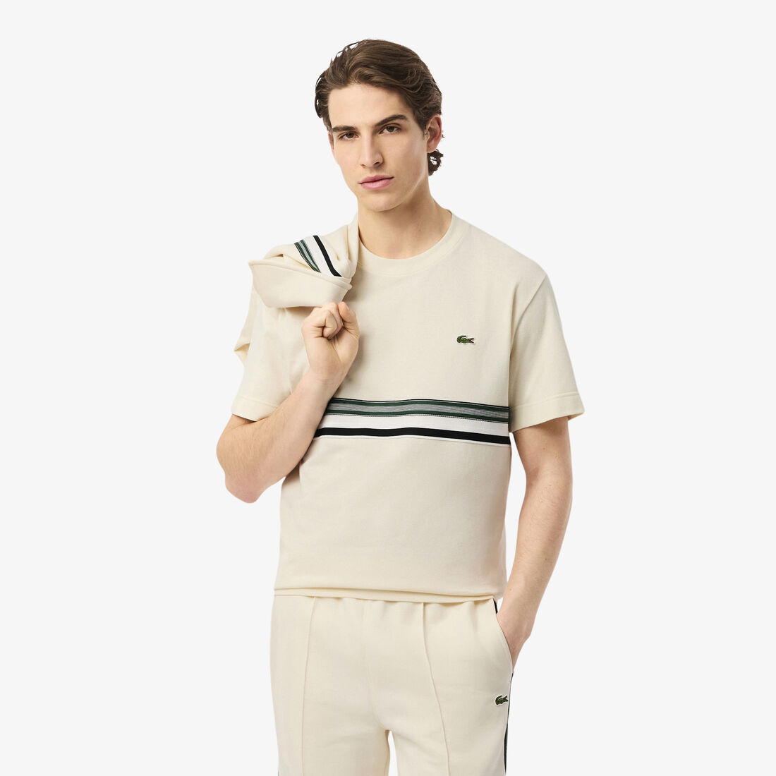 French Made Striped Band T-shirt - TH5458-00-XFJ