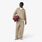 lacoste runway loose fit satin joggers
