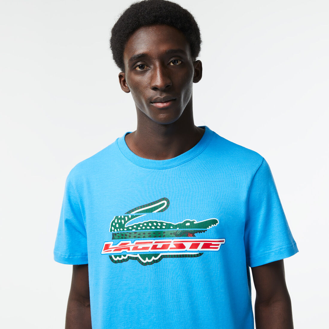 تيشيرت لاكوست قطن عضوي بقصة عادية للرجال مجموعة Lacoste SPORT تيشيرت لاكوست قطن عضوي بقصة عادية للرجال مجموعة Lacoste SPORT
