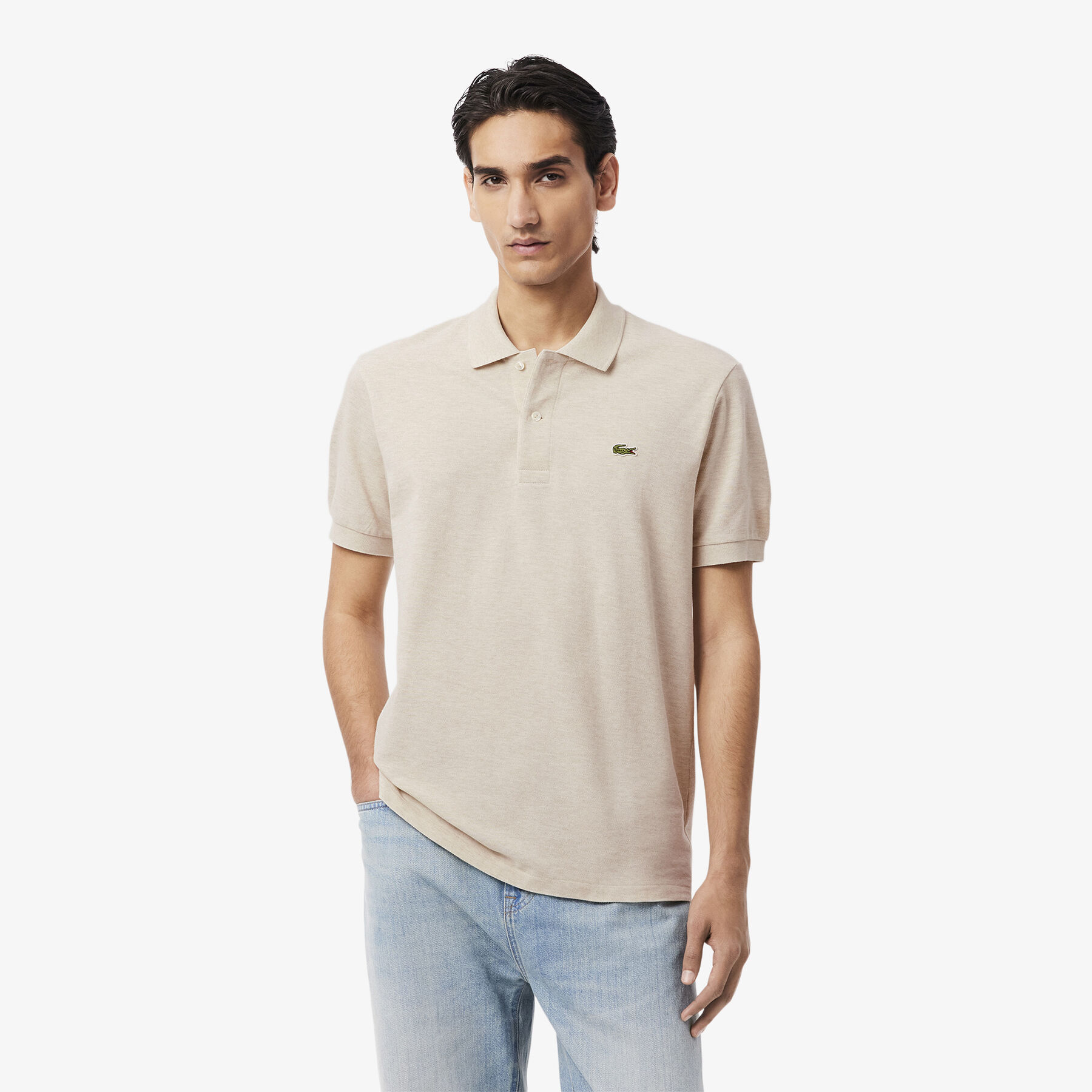 قميص بولو كلاسيكي مقاس L.12.12 مارل Classic Fit L.12.12 Marl Polo Shirt - L1264-00-I18