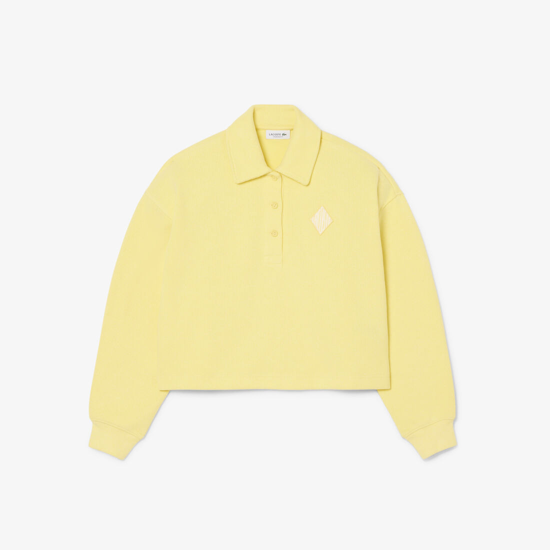 كنزة بولو مضلعة كبيرة الحجم Oversized Ribbed Polo Sweatshirt - SF9781-00-864