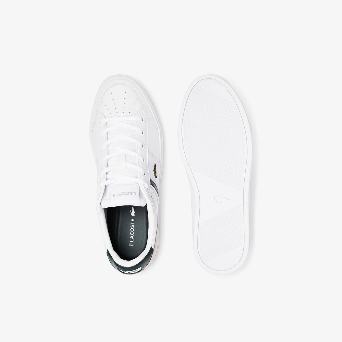 Men's Courtline Leather and Textile Trainers Men's Courtline Leather and Textile Trainers