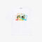 لاكوست تي شيرت قطني للجنسين قصة فضفاضة من مجموعة lacoste live و polaroid