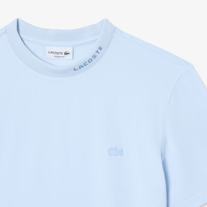 lacoste jacquard branded pique commuter t shirt