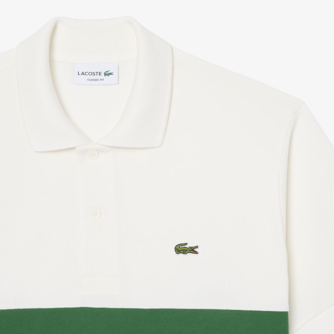 Classic Fit Colour-Block Petit Pique Polo Shirt lacoste classic fit colour block petit pique polo shirt