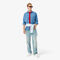 قميص جينز خفيف الوزن بقصة عادية Regular Fit Lightweight Denim Shirt - CH9084-00-MKU