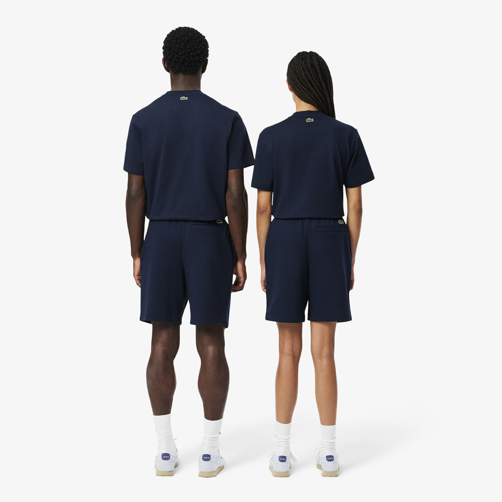 Printed cotton fleece shorts Printed cotton fleece shorts - GH0990-00-166