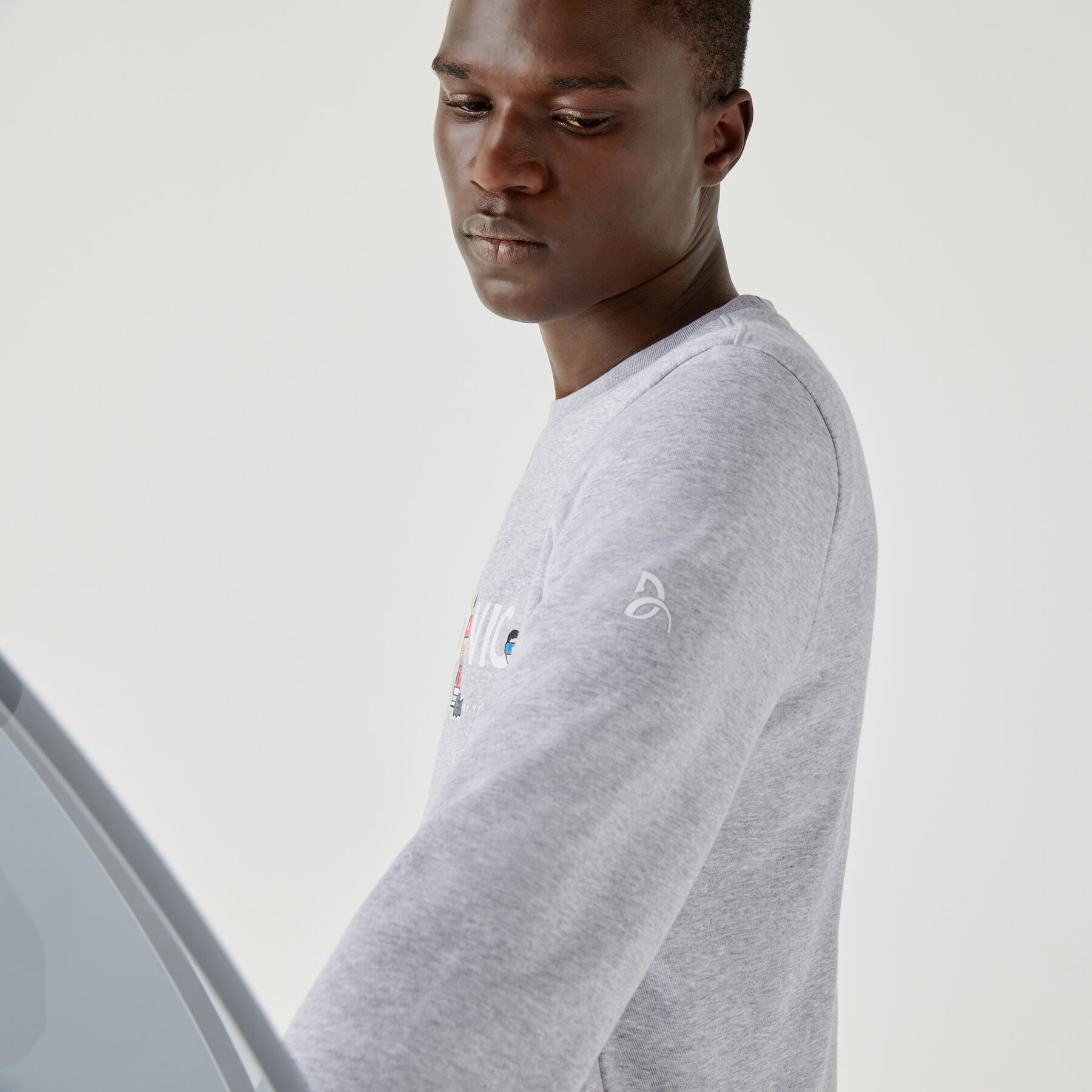 Men's Lacoste SPORT Collab Youssef SY In Fleece Sweatshirt men s lacoste sport collab youssef sy in fleece sweatshirt