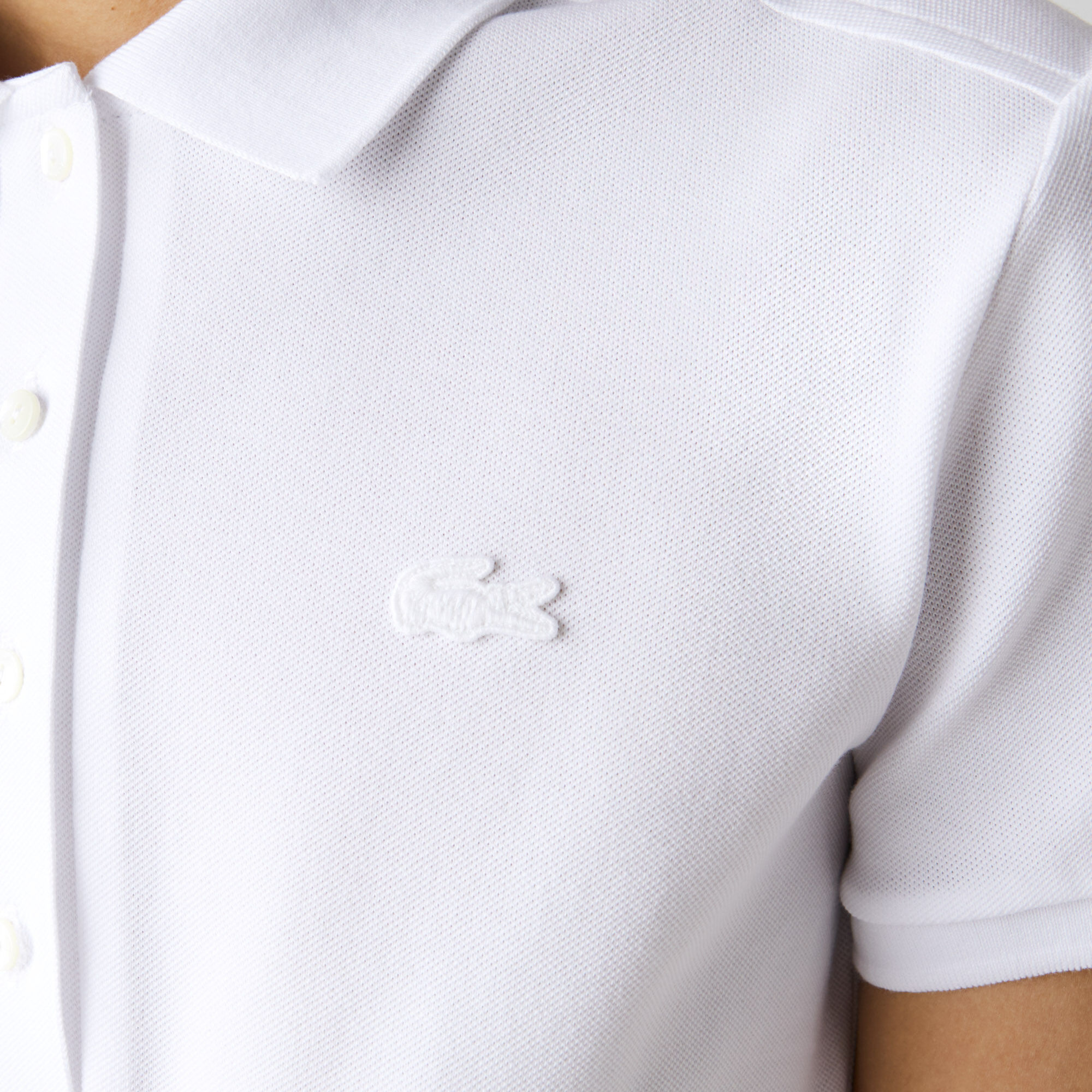 Women's Lacoste Stretch Cotton Piqué Polo Shirt