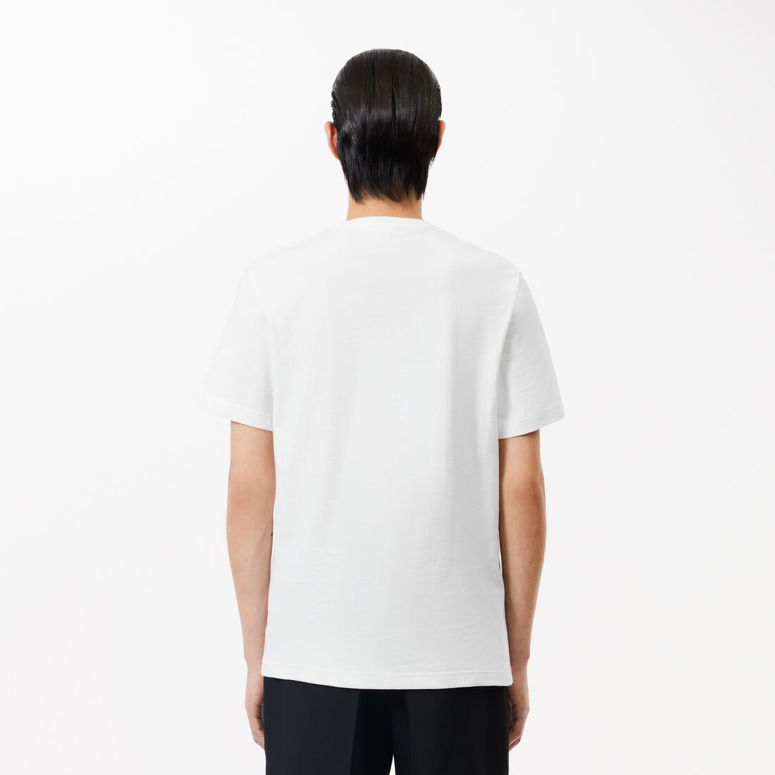 تي شيرت جيرسيه بقصّة عادية مقسم بألوان Cotton Jersey Signature Print T-shirt - TH1285-00-001