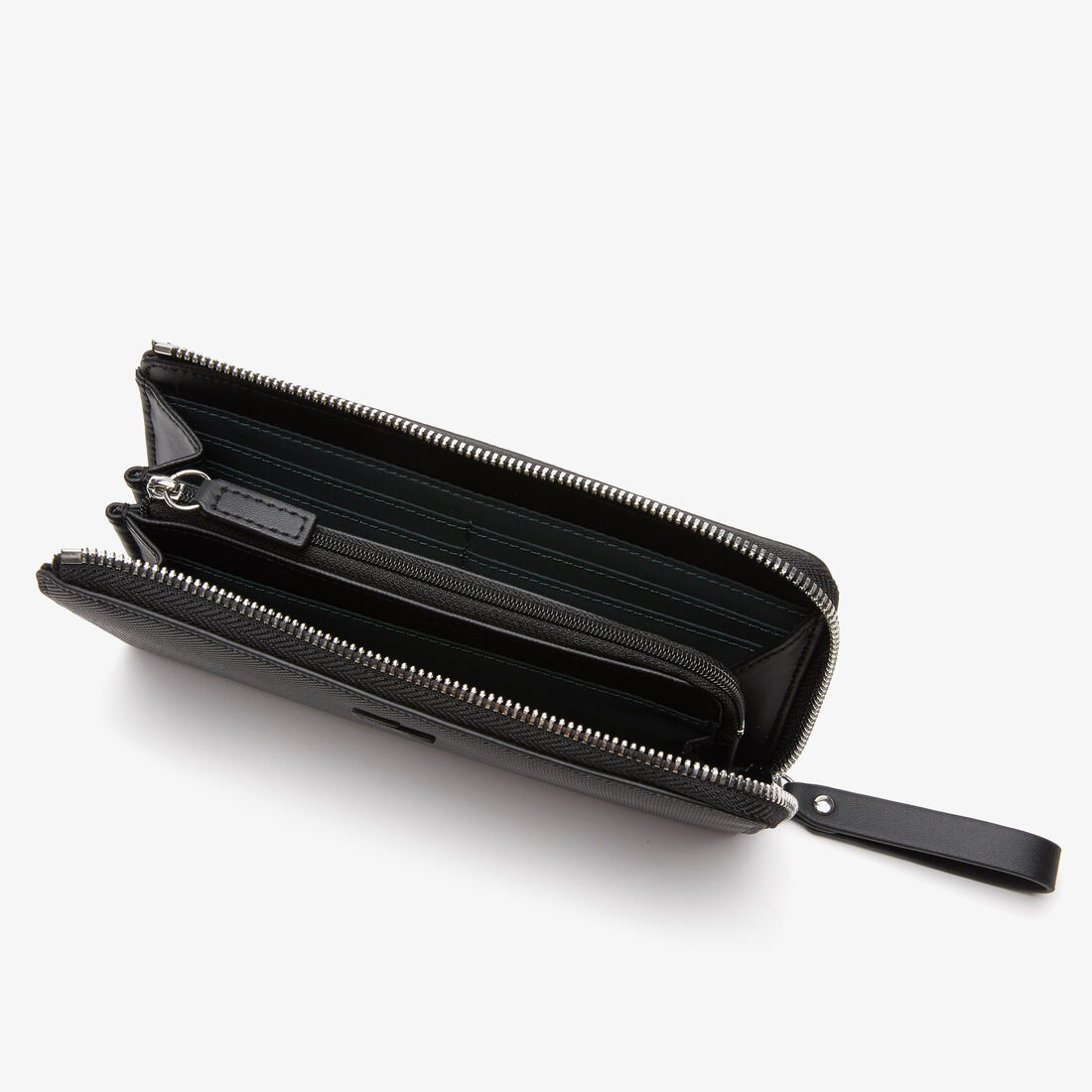 محفظة لاكوست بثماني فتحات للبطاقات وسحّاب للجنسين محفظة لاكوست بثماني فتحات للبطاقات وسحّاب للجنسين