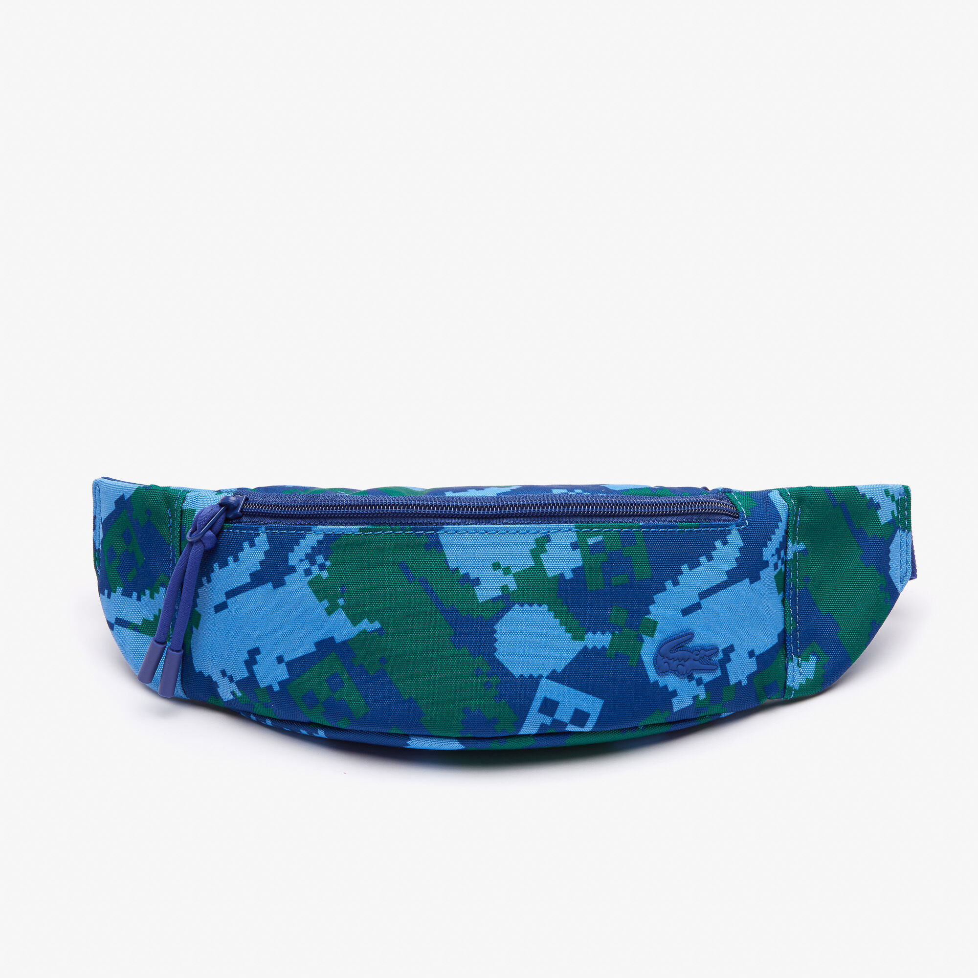 Unisex Lacoste x Minecraft Print Canvas Waist Bag, Multi Color