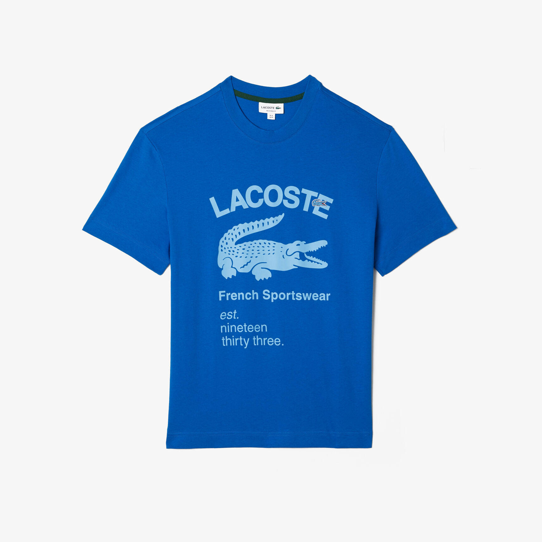 Men's Lacoste Relaxed Fit Crocodile T-Shirt Men's Lacoste Relaxed Fit Crocodile T-Shirt