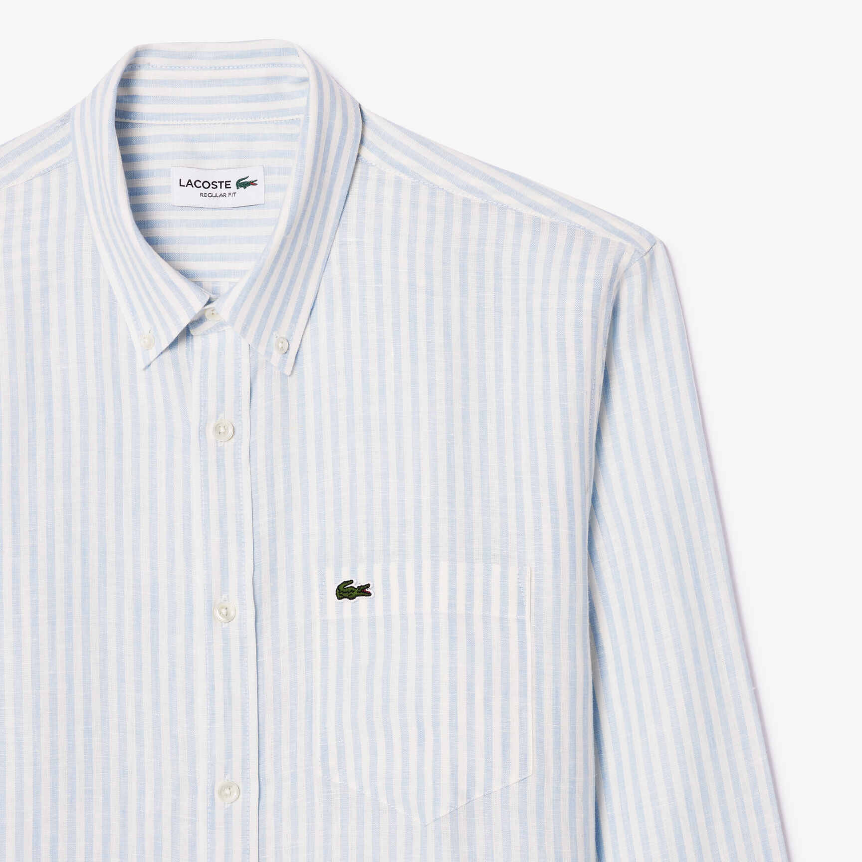 Regular Fit Striped Linen Shirt - CH6985-00-E7B