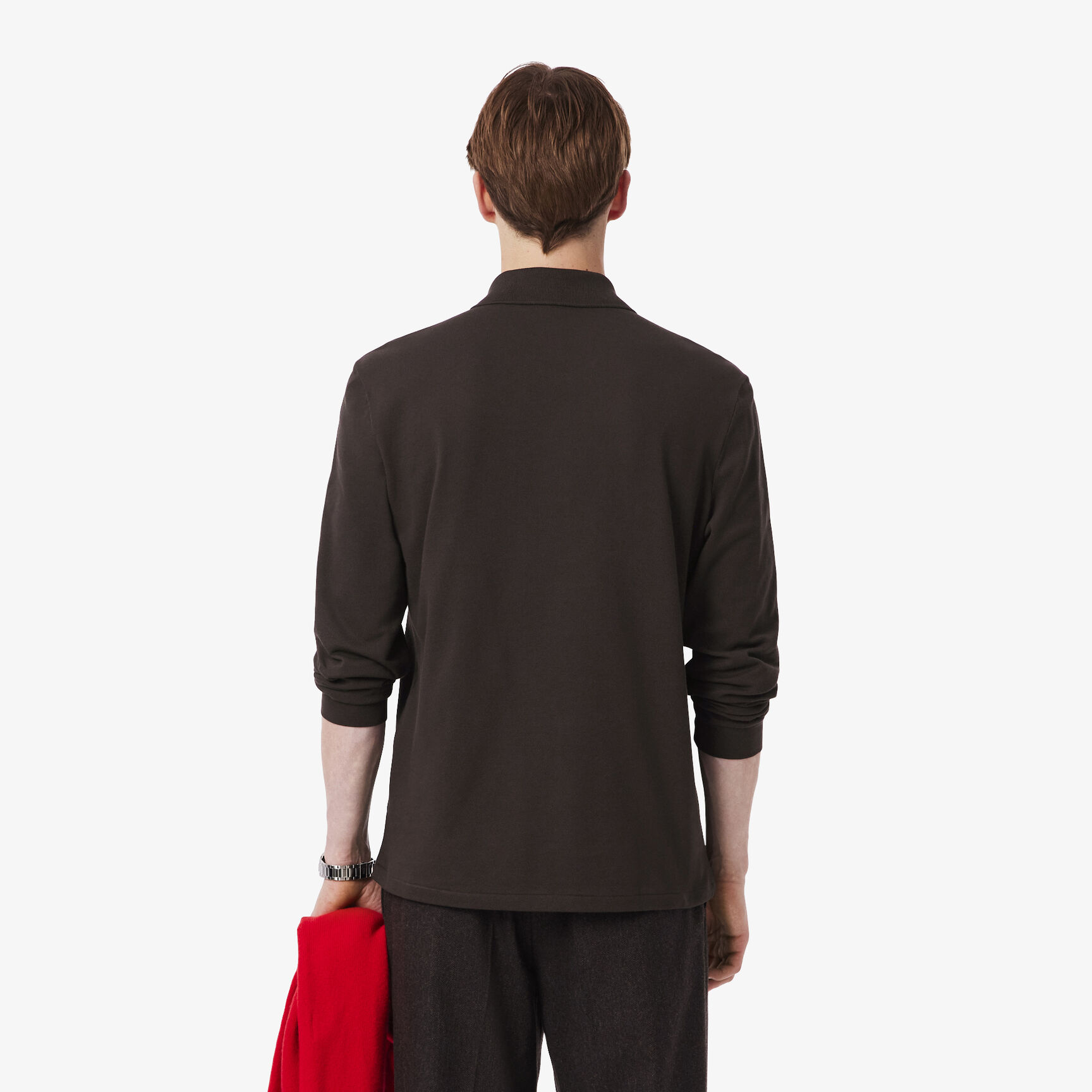 Classic Fit Long Sleeved L.12.12 Polo Shirt - L1312-00-SKB