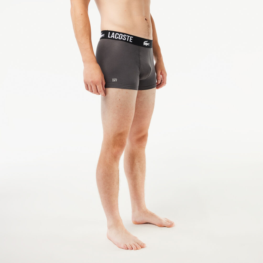 طقم بوكسر جيرسيه قطن مطاطي، 3 قطع 3-Pack Logo Waist Trunks - 5H1309-00-EUF