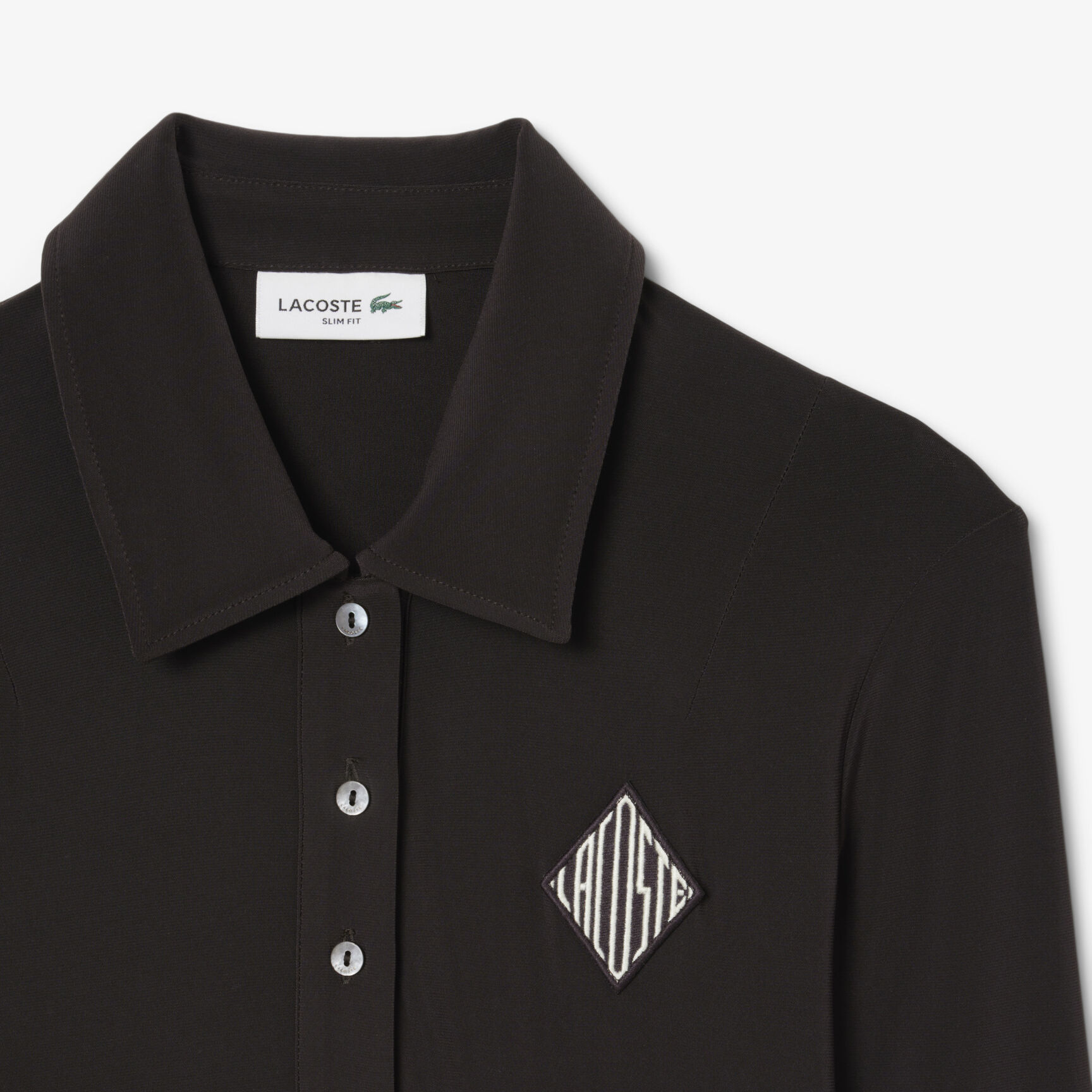 Embroidered Badge Slim Fit Polo Dress - EF9784-00-3LA